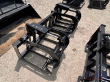 2024 JMR Dual Cylinder 78in Root Grapple Skid Steer Attachment
