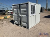 2024 7ft x 6ft x 6ft Portable Office Shipping Container Unit