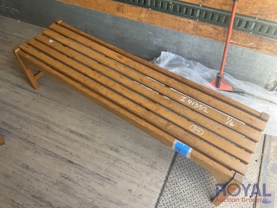 6 Benches with No Back
