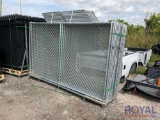 9ft 10in x 5ft 8in Temporary Fencing w/post