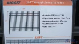Diggit 10ft Wrought Iron Site Fence