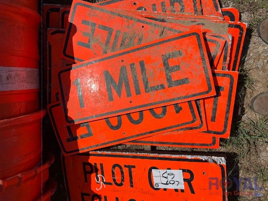 Assorted Road Work Signs - Small