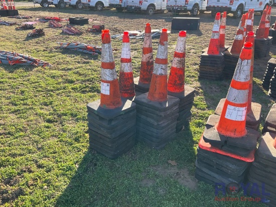 Lot of 50 Traffic Cones