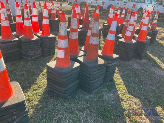 Lot of 50 Traffic Cones