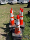 Lot of 50 Traffic Safety Cones