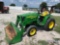 John Deere 3032E 4WD Front End Loader Tractor