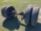 Truck Axle With Tires