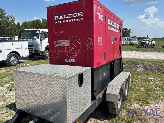 2007 Baldor TS80 Towable Generator