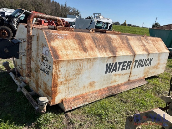 16ft Water Truck Tank Body