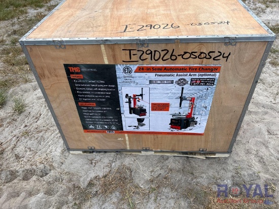 2024 TMG Industrial 24in Semi Automatic Tire Changer