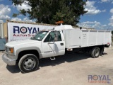 1999 GMC Sierra 3500HD Auto Crane 2703 Service Crane Truck