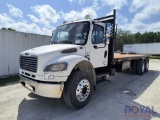 2007 Freightliner M2 106 T/A Piggyback Flatbed Truck