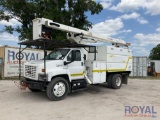 2007 GMC C7500 HI Ranger XT-55 Chipper Dump Forestry Bucket Truck