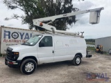 2009 Ford E350 Versalift 29ft Bucket Cargo Van