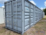 One Run 40 Ft 10 Door Shipping Container