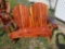 Red Cedar 2 Seat Glider Chair