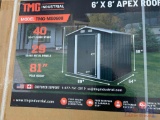 6X8 Apex Metal Roof Shed