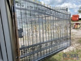 20ft Gold And Black Wrought Iron Gates