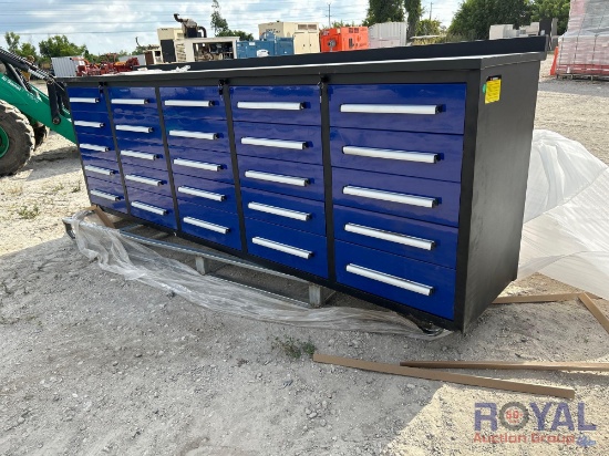 2024 Chery Industrial 10ft. 25 Drawers Stainless Steel Workbench