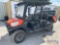 2018 Kubota RTX X1140 4x4 Crew Cab Utility Cart