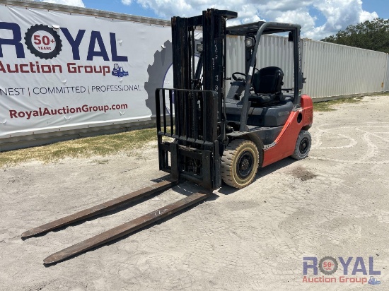 2014 Toyota 8FGU25 5,000lbs Cushion Tire Forklift