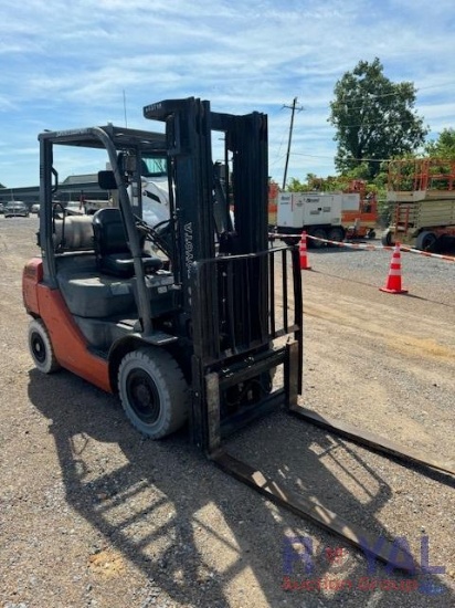 2014 Toyota 8FGU25 5,000lbs Cushion Tire Forklift
