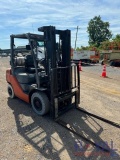 2014 Toyota 8FGU25 5,000lbs Cushion Tire Forklift