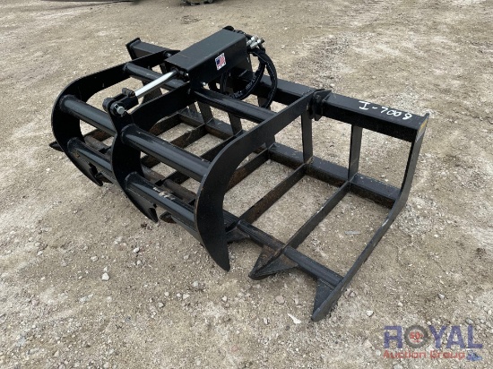2024 66in Grapple Bucket Skid Steer Attachment