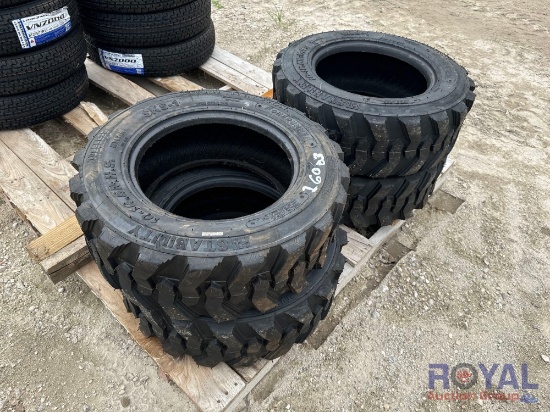 Unused 10-16.5 Skid Steer Tires