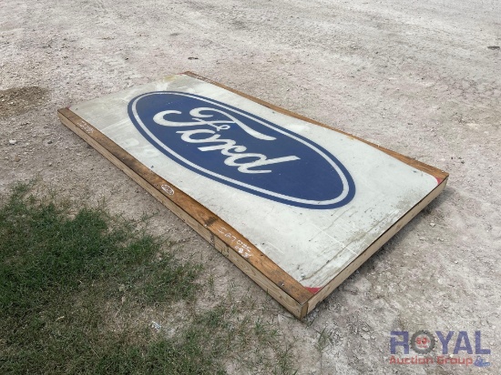 Large Ford Dealership Sign