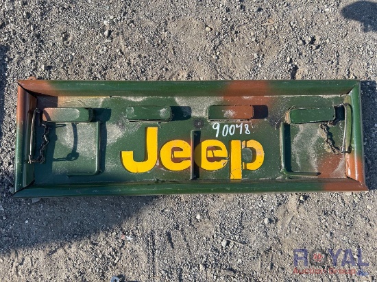 Jeep Metal Tailgate Sign