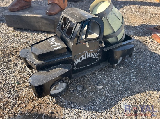 Jack Daniels Metal Truck