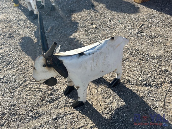 Metal Kid Goat Statue