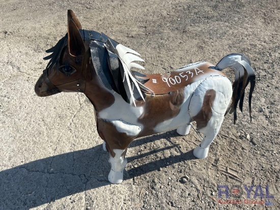 Metal Horse Statue