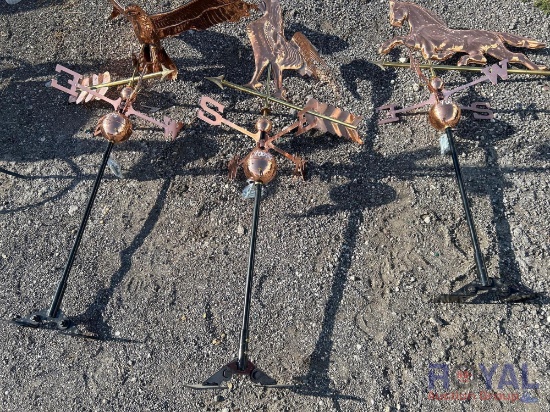 1 Rooster Metal Weathervane