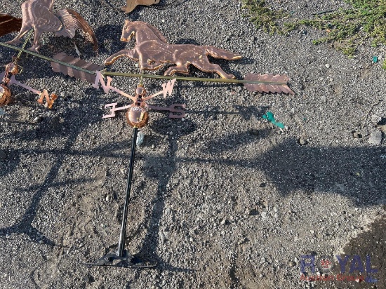 1 Horse Metal Weathervane