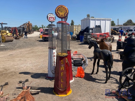 Shell Decorative Gas Pump
