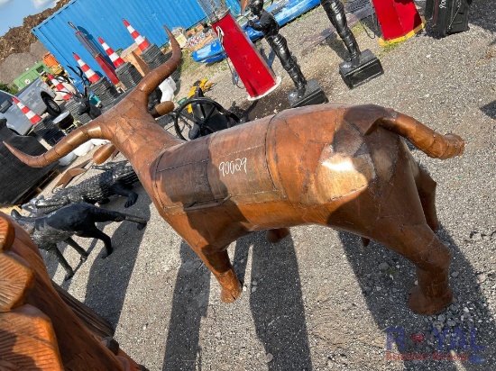 Bull Smoker Grill Art