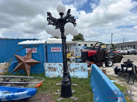 5 Bulb Horse Light Post