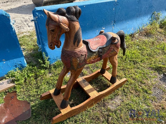 Wooden Rocking Horse