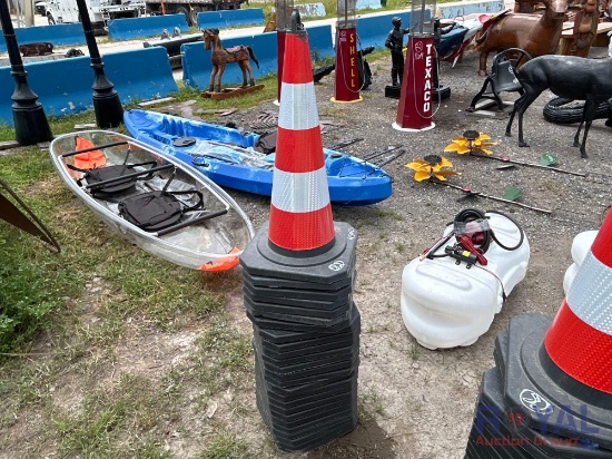 25 Reflective Traffic Cones