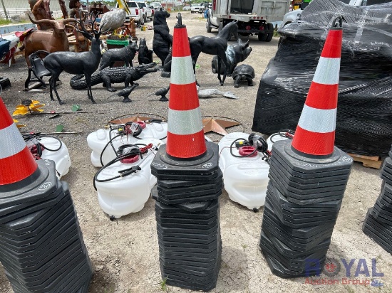 25 Reflective Traffic Cones