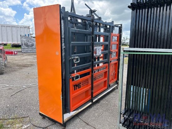 2024 TMG Industrial 10 Foot Cattle Chute
