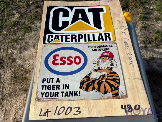 2 Retro Vintage Signs