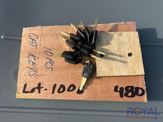 10 Caterpillar Equipment Keys