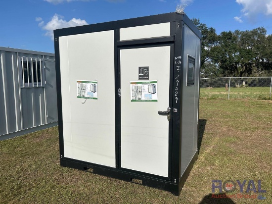 2024 AllMetal K2215 7ft x 5ft Portable Restroom