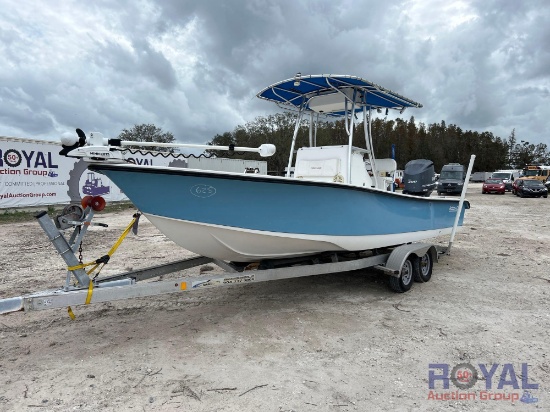 2016 Action Craft 24 Coast Bay 24ft Fishing Boat with T/A Trailer