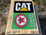 2 Retro Vintage Signs