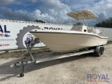 2015 Grady White Coastal Explorer 25ft Fishing Boat with 25ft T/A Trailer