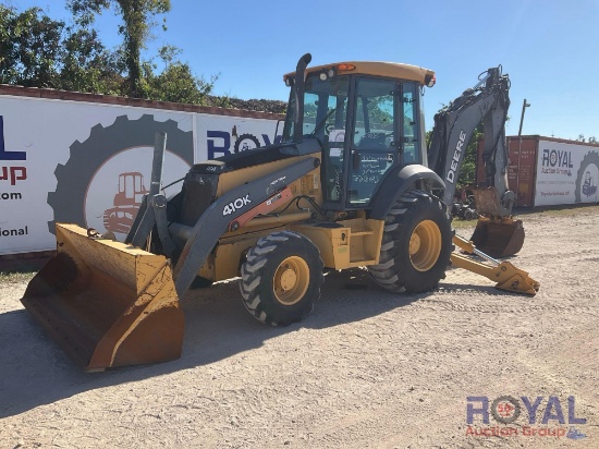 2014 John Deere 410K 4x4 Extendahoe Loader Backhoe